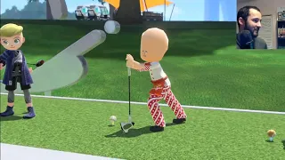 I Could Not Stop Laughing At The Bald, Tiny Face, Jimmy Neutron Head Lookin Mii In This Golf Round!