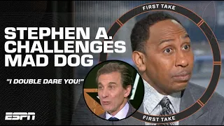 Stephen A. DOUBLE DARES Mad Dog 😯 | First Take