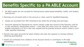 Webinar Recording: PA ABLE