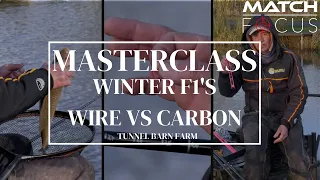 Winter F1 Fishing | Wire Vs Carbon Stemmed Float | Fishing Across With Maggots