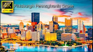 Pittsburgh, Pennsylvania, USA - 4K Drone Video