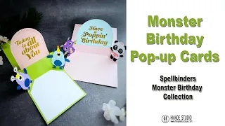 Monster Birthday Pop-Up Card