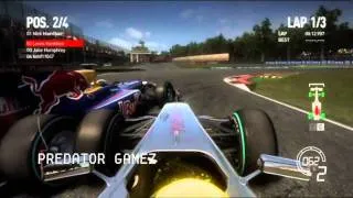 Lewis Hamilton Playing F1 2010 - New Gameplay