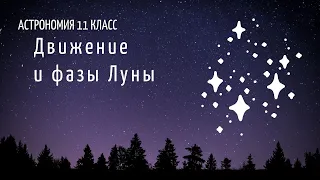 Астрономия 11 кл §7 Движение и фазы Луны