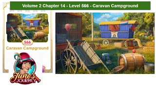 June's Journey - Vol 2 - Chapter 14 - Level 566 - Caravan Campground (Complete Gameplay, in order)