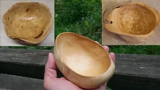 Cups of Suvela and Burl birch. Wood carving