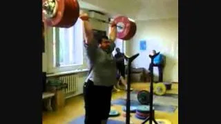 Chingiz Mogushkov - 518 lb Push Press - (235kg)