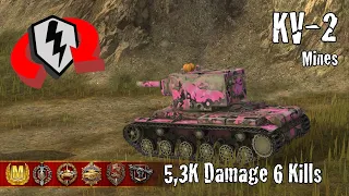 KV-2  |  5,3K Damage 6 Kills  |  WoT Blitz Replays