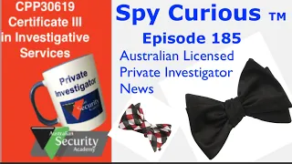 What does and Australian Licensed Investigator Investigate?
