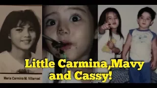 CARMINA VILLAROEL SHARES A THROWBACK PICTURE OF HER AND HER TWIN MAVY AND CASSY!