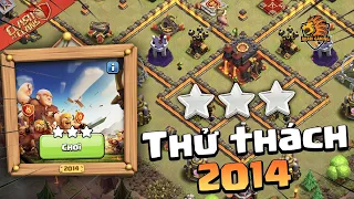 Hướng Dẫn CÁCH ĐÁNH 3 SAO THỬ THÁCH 2014 Đơn Giản - Clash of clans tròn 10 tuổi | Akari Gaming