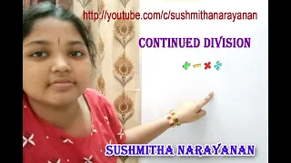 how to find hcf bycontinued division method |#SushmithaNarayanan