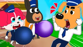 Oh no!!! Who is Labrador's wife ??? | Very Happy Story | Sheriff Labrador Police Animation