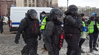 Протесты в Москве 31 января. Репортаж The Insider