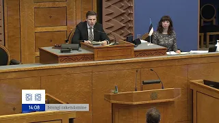 Riigikogu istung, 23.02.2022