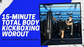 15-Minute Total Body Kickboxing Workout | No Equipment Necessary!