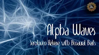 Alpha Waves Serotonin Release with Binaural Beats, Relaxing Music for Happiness