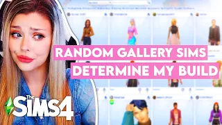 Random GALLERY SIMS Determine my Build in The Sims 4 ?? Sims 4 House Building Challenge