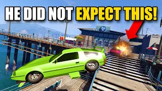 HE DID NOT EXPECT THIS! *DELUXO TROLLING!* | GTA 5 THUG LIFE #421