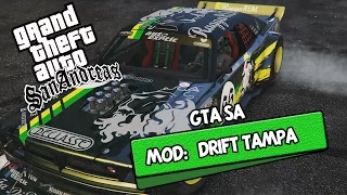 GTA SA MOD: Drift Tampa | DLC CUNNING STUNTS | GTA V para GTA SA!