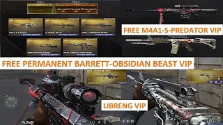 NAKAKUHA AKO NG FREE PERMANENT BARRETT-OBSIDIAN BEAST VIP & M4A1-S-PREDATOR VIP