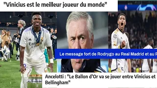 ✅VINÍCIUS JUNIOR EST LE MEILLEUR JOUEUR DU MONDE LE MESSAGE FORT DE RODRYGO AU REAL MADRID