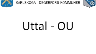 Uttal – OU / Vuxnas lärande Karlskoga Degerfors (www.uttal.se)