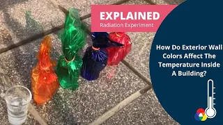 Radiation Experiment | Heat | How Do Exterior Wall Colors Affect The Temperature Inside A Building?