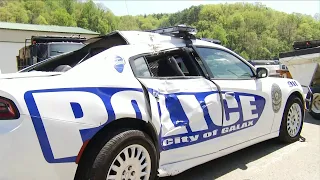 Galax police thankful officer is alive after crash