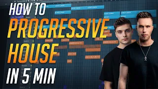 How to MAKE A PROGRESSIVE HOUSE HIT IN 5 MINUTES + FREE FLP 🚀
