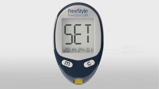 FreeStyle Freedom Lite System  Set Up Your Meter and Perform a Blood Glucose Test