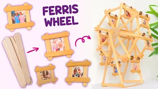 DIY FERRIS WHEEL - POPSICLE STICKS CRAFTS - BFF PHOTO ALBUM