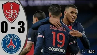 PSG vs Brest 3-0 | Messi Scored 2 Goals | All goals & Extended Highlights 2021