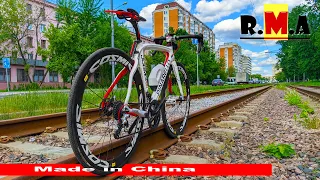 карбоновый шоссейный велосипед с AliExpress - пробег 5500км (реплика PINARELLO DOGMA 65.1 disk) 🚴👍👲