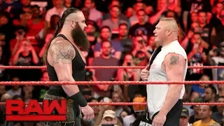 Braun Strowman attacks Universal Champion Brock Lesnar: Raw, Aug. 21, 2017