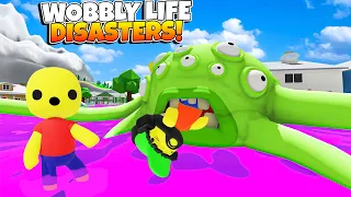 Escaping Natural Disasters in Wobbly Life! (Full Movie)