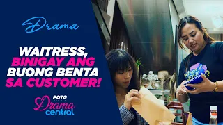 Waitress, Binigay ang Buong Benta sa Customer!    |  Short Film