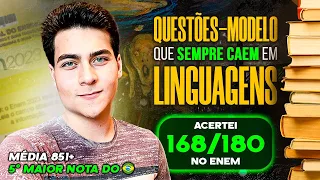 QUESTÕES que SEMPRE CAEM em LINGUAGENS do ENEM (Questões-Modelos)