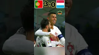 Portugal vs Luxembourg European Qualifiers 2024 Highlights #football #shorts #viral🔥🥰😱