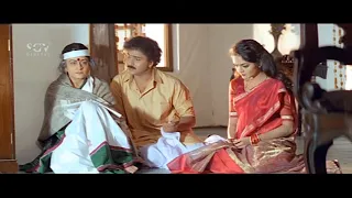 Emotional Climax Scene of Annayya Kannada Movie | Ravichandran | Madhu | Aruna Irani | Srinath