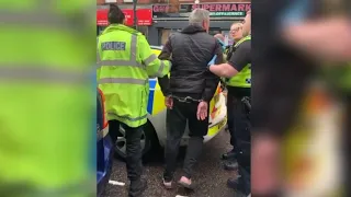 Sovereign Citizen Arrested by a No-Nonsense Cop - Tries To Cite American Law in England