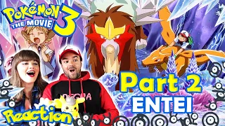 Entei - Pokémon 3: The Movie Reaction Part 2