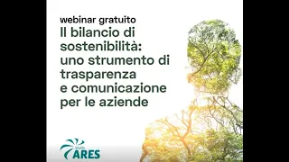 Webinar: Il bilancio di sostenibilità