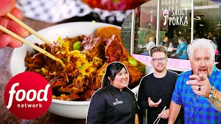 "This Is A Home Run!" Guy Visits Unique Asian-Latin Fusion Restaurant | Diners, Drive-Ins & Dives