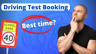 Best time to book a driving test (school hours)