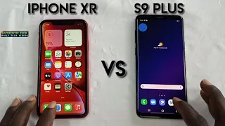 IPhone XR vs Samsung Galaxy s9 Plus Speed Test