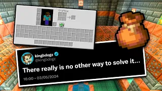Minecraft ACKNOWLEDGES The Inventory Problem, But...