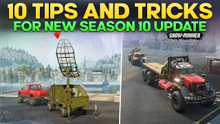 New Season 10 Update 10 Important Tips and Tricks For SnowRunner You Need to Know