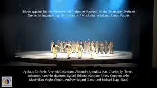 Premiere der "Johannes-Passion" an der Staatsoper Stuttgart in der Inszenierung von Ulrich Rasche