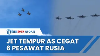 Gerombolan Jet Tempur AS CEGAT Pesawat Rusia di Langit Alaska, Perang Washington vs Moskow Pecah?